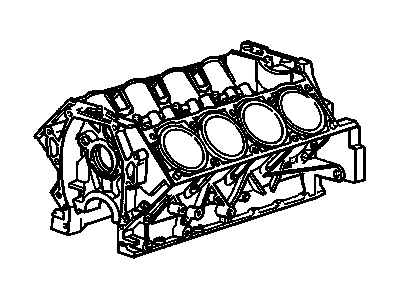 GM 3636835 Engine Assembly, Goodwrench 4.9L (Free Of Asbestos)
