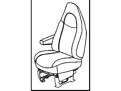 GM 15931370 Seat Assembly, Driver *Pewter I