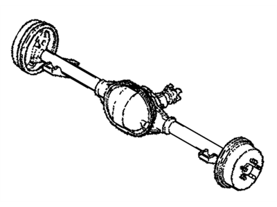 GM 15086716 Axle Assembly, Rear (3.42 Ratio)