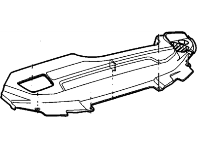 GM 92183569 Baffle Assembly, Radiator Air Upper