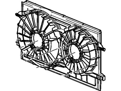 GM 20757666 Shroud Kit,Engine Cooling Fan
