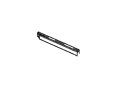GM 20676416 Molding Assembly, Front Side Door Center