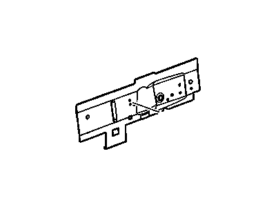 GM 15923707 Rail,Front Compartment Outer Rear Lower Side