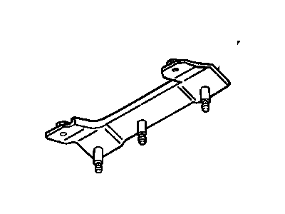 GM 15707479 Plate Assembly, Rear Seat #2 Shoulder Belt Guide Buckle Brace