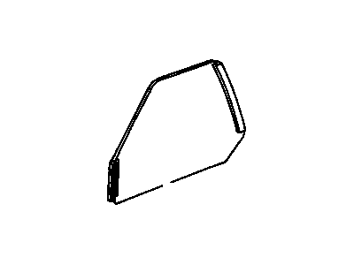 GM 15696941 Window Assembly, Front Side Door *Tinted