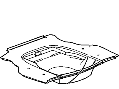 GM 15886418 Trim Assembly, Rear Compartment Floor Panel