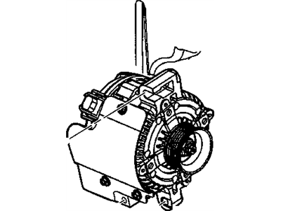 Cadillac SRX Alternator - 84009373
