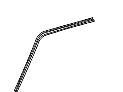 GM 15113129 Weatherstrip Assembly, Front & Rear Side Door Upper Auxiliary