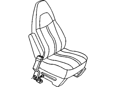 GM 12384323 Belt Kit,Driver Seat(Buckle Side) *Neutral