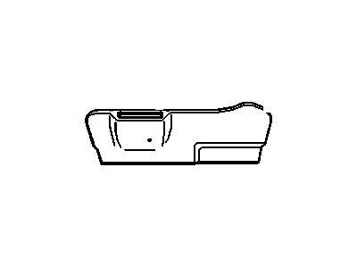 GM 16810192 PANEL, Front Seat Cushion Side
