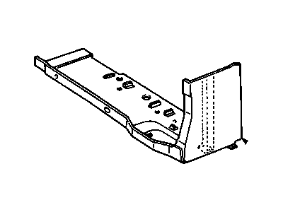 GM 20635299 Reinf, Motor Compartment Side Rail @ Energy Abs U