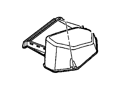 Oldsmobile Air Filter Box - 12482801