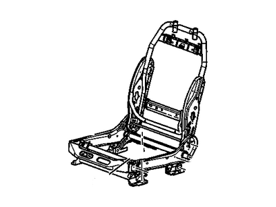 GM 15850047 Frame Assembly, Driver Seat 6Way Sdn