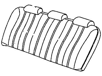 GM 12454239 COVER, Rear Seat Back