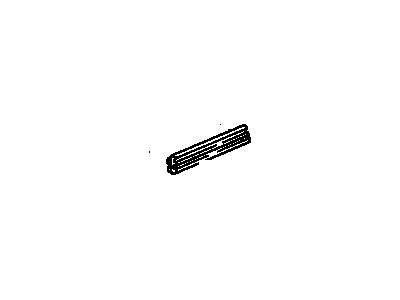 GM 15740086 Molding Assembly, Body Side Lower Front <Use 1C4N*Black