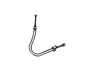 2001 Chevrolet S10 Parking Brake Cable - 15724598