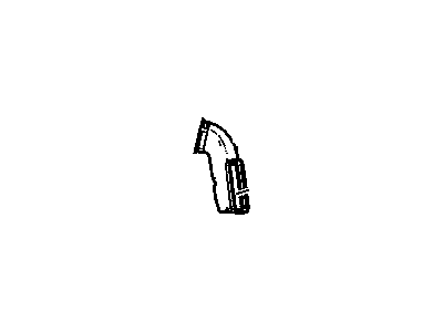 GM 25879392 Duct, Floor Rear Air Outlet (Front)