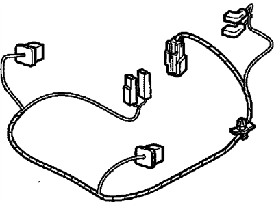 GM 92166662 Harness Assembly, Front Floor Console Wiring