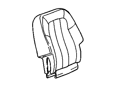 GM 88895227 COVER, Rear Seat Back