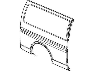 GM 25888357 Panel, Body Side Outer