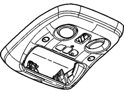 GM 15746970 CONSOLE, Roof Console