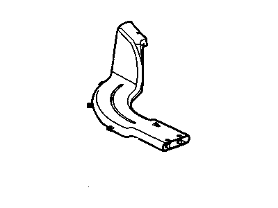 GM 15804917 Duct Assembly, Floor Rear Air Outlet