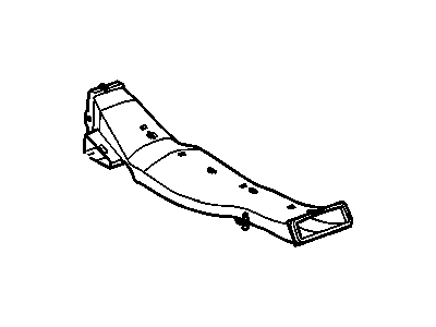 GM 15793457 Duct Assembly, Floor Rear Air Outlet