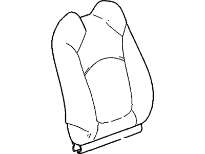 GM 20794205 Cover, Passenger Seat Back Cushion *Titanium