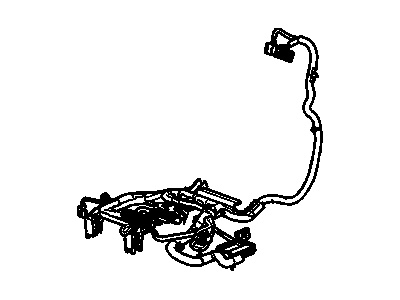 GM 22814909 Harness Assembly, Driver Seat Adjuster Wiring