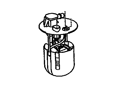GM 88974776 Fuel Tank Fuel Pump Module(Sender & Pump & Regulator)