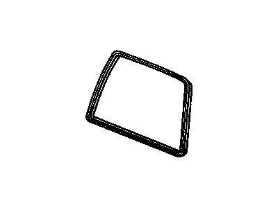 GM 20731434 Lace Assembly, Molding Assembly Rear Door Window Frame *Black
