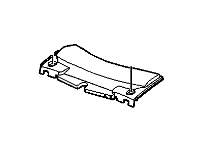 GM 10373346 Shield,Front Compartment Front Sight