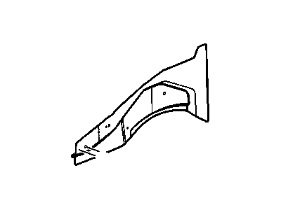 GM 88980790 Rail Assembly,Front Compartment Upper Inner Side, Right