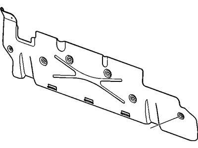 GM 25847156 Shield, Fuel Tank Front