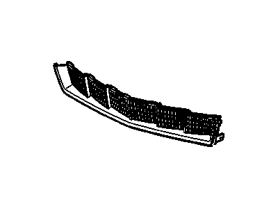 GM 25876965 Grille Assembly, Radiator Lower *Charcoal