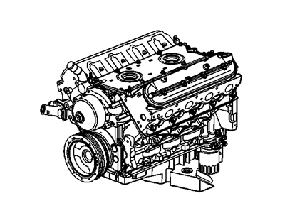 GM 88893286 Engine Assembly,Gasoline, 5.7L "Y" (Goodwrench)
