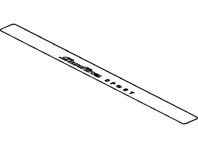 GM 10369527 Plate,Front Side Door Sill Trim
