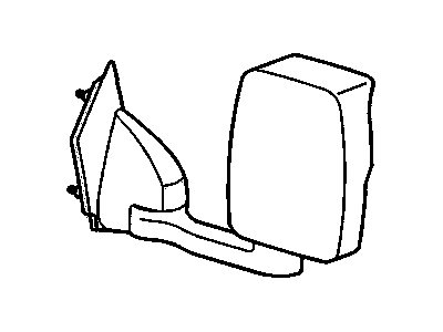 GM 20789756 Mirror Assembly, Outside Rear View