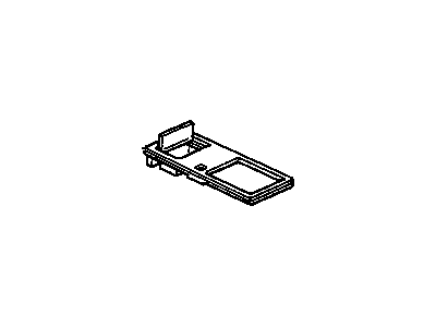 GM 14093429 Plate Assembly, Front Floor Console Accessory Trim