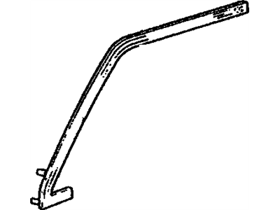 GM 22575530 Molding Assembly, Front Side Door Window Frame Scalp