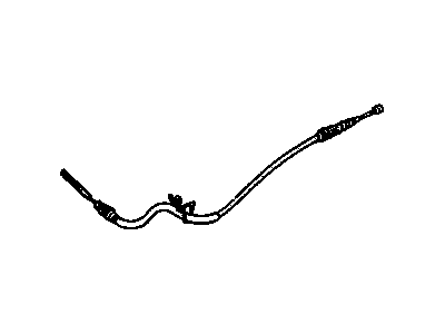 Cadillac Seville Parking Brake Cable - 25659187