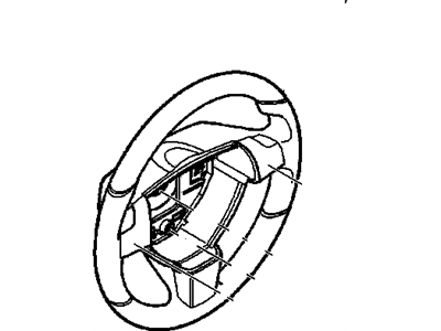 Saturn Astra Steering Wheel - 13150288