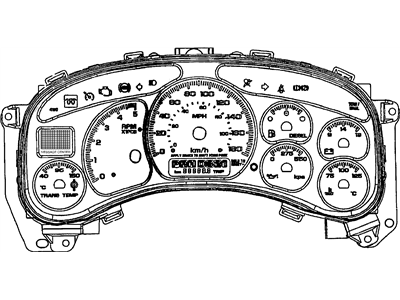 GM 15754188 Instrument Cluster Assembly
