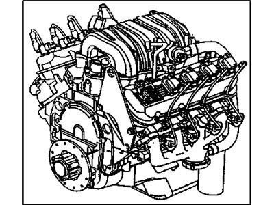 GM 19207552 Engine,Gasoline (Service New)