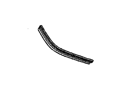 GM 3636937 Strip Assembly,Rear Bumper Outer Rubber, Left