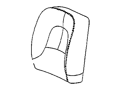 GM 12531492 COVER, Front Seat Back and Back of Back