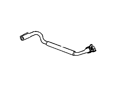 GM 12557352 Throttle Body Heater Outlet Hose Assembly