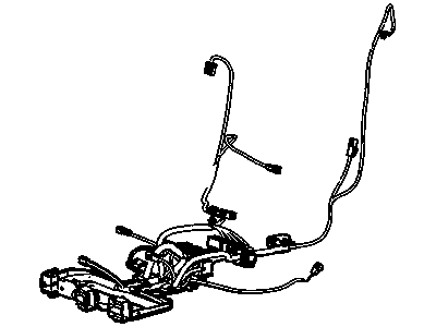 GM 20973032 Harness Assembly, Driver Seat Control Module Wiring