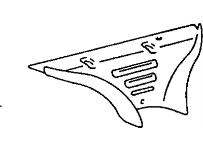 Chevrolet Prizm Exhaust Heat Shield - 94856793