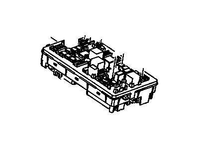 GM 23424338 Block Assembly, Front Compartment Fuse